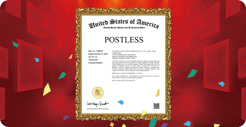 POSTLESS Trademark Registered